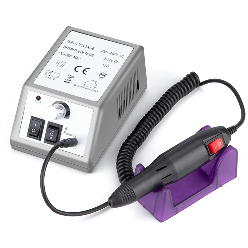 Professional Nail Drill Machine  Electric Nail File Kit for Nail Salon Supplies, Electric Nail Filer Stainless Steel