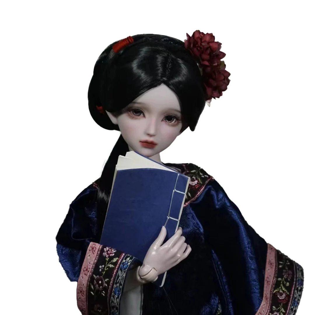 1/4 1/3 Starożytny kostium BJD Peruka Chińska wróżka Hanfu Długie włosy Retro Peruki dla BJD/SD MSD SD13 Dziewczyna SSDF Akcesoria dla lalek C2400