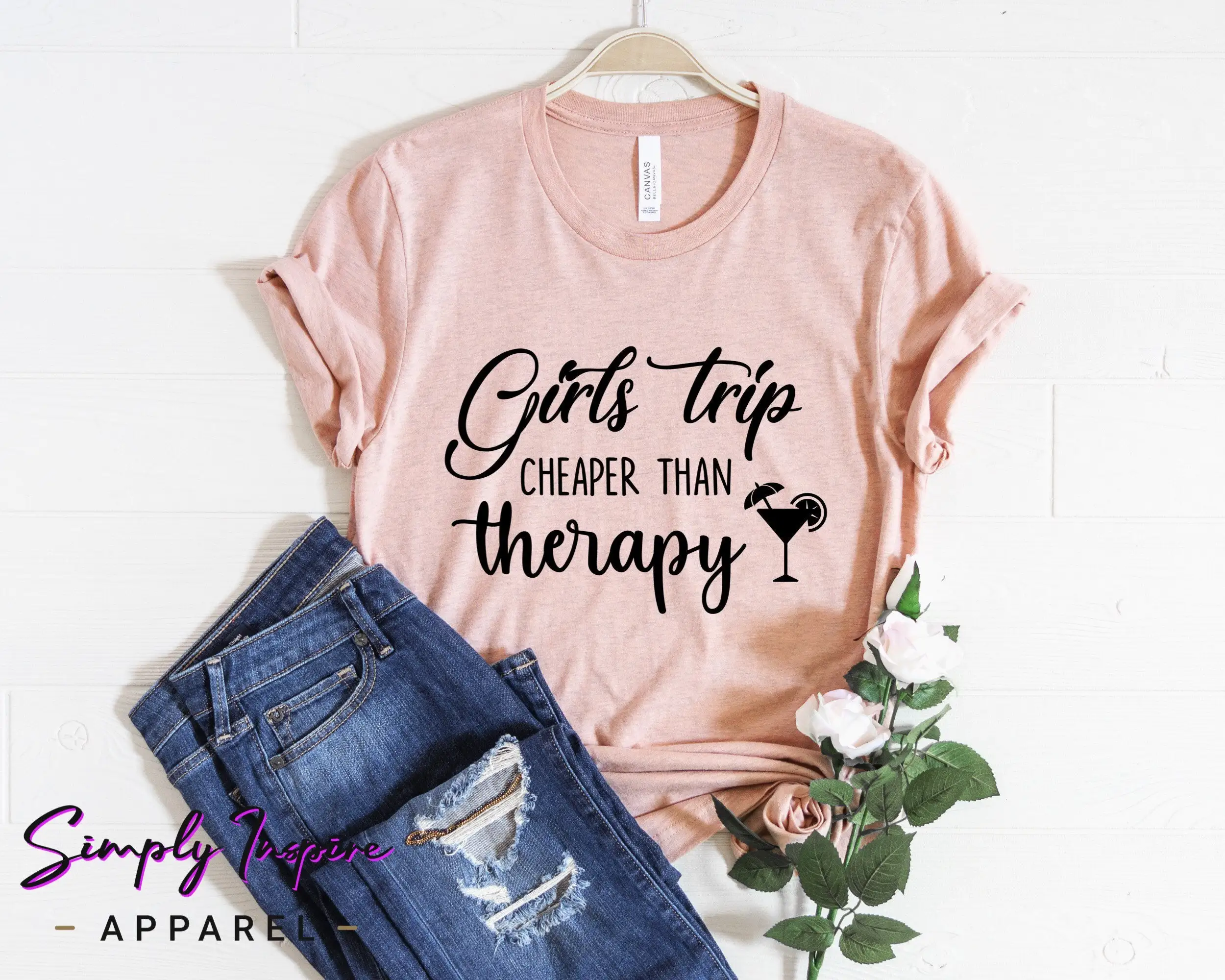 T-shirt de voyage pour filles, vacances drôles, sweat STORTherapy, week-end, moins cher