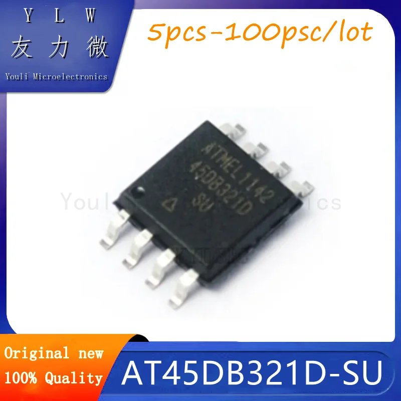 New Original Authentic AT45DB321D-SU AT45DB321 45DB321D SOP8 SMT 8-pin