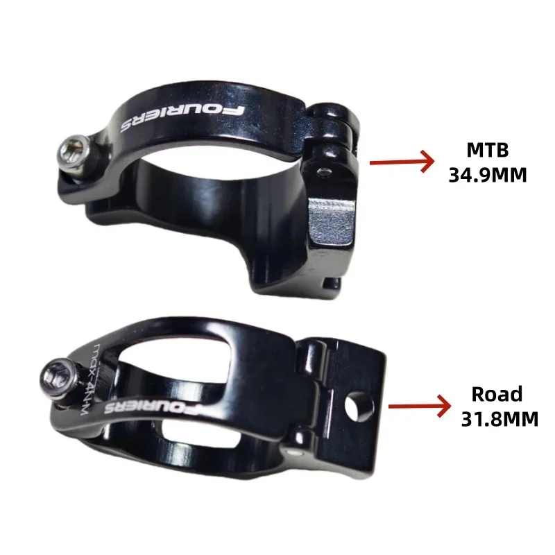 FOURIERS MTB Road Bike Frame Front Derailleur Clamp Direct Mount Spec 31.8mm/34.9MM Bicycle ccessories