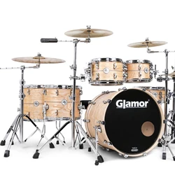 Glamor Drum Musical Instrument 6 Pieces Maple High-end Professional Premium Series Drum Kits