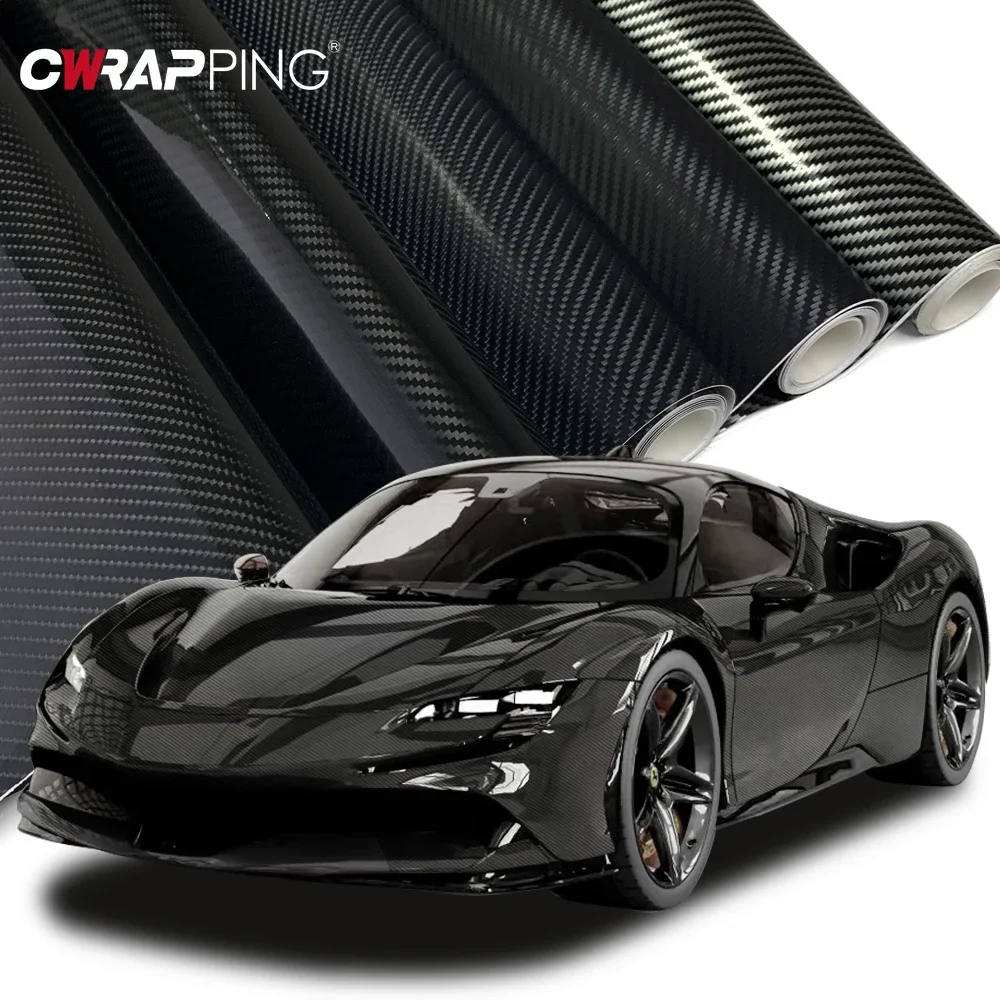 

Carbon Fiber Wrap Car Decals 150x200cm Adhesive Vinyl Automotive Sticker Stickers Decoration Exterior for Tuning Car Accessories