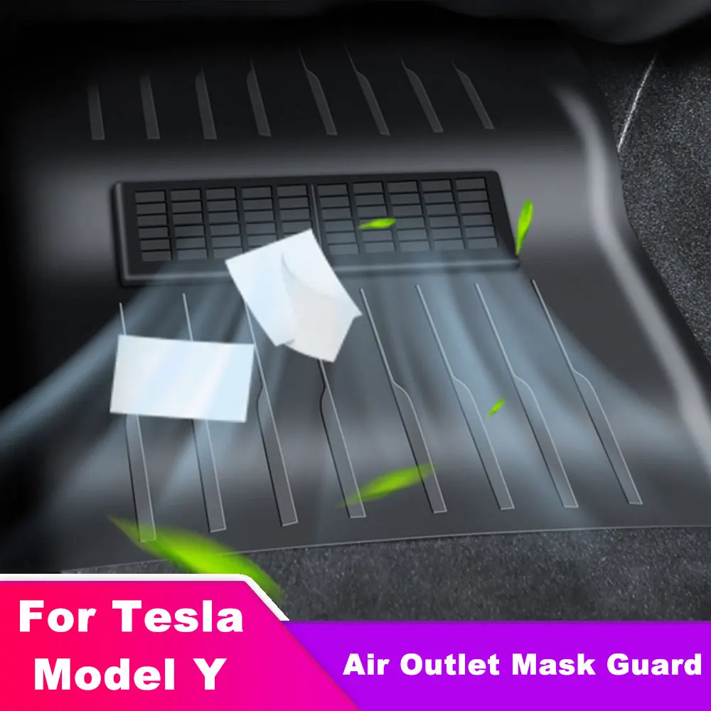 

Underseat Air Outlet Protective Pad For Tesla Model Y Mask Cover ModelY Under Seat Guard Integrated 2023