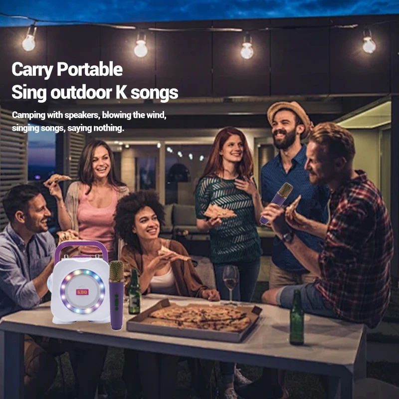 Audio Draadloze microfoon Bluetooth-luidspreker Zingen Geïntegreerde audio Home Outdoor Entertainment-apparatuur
