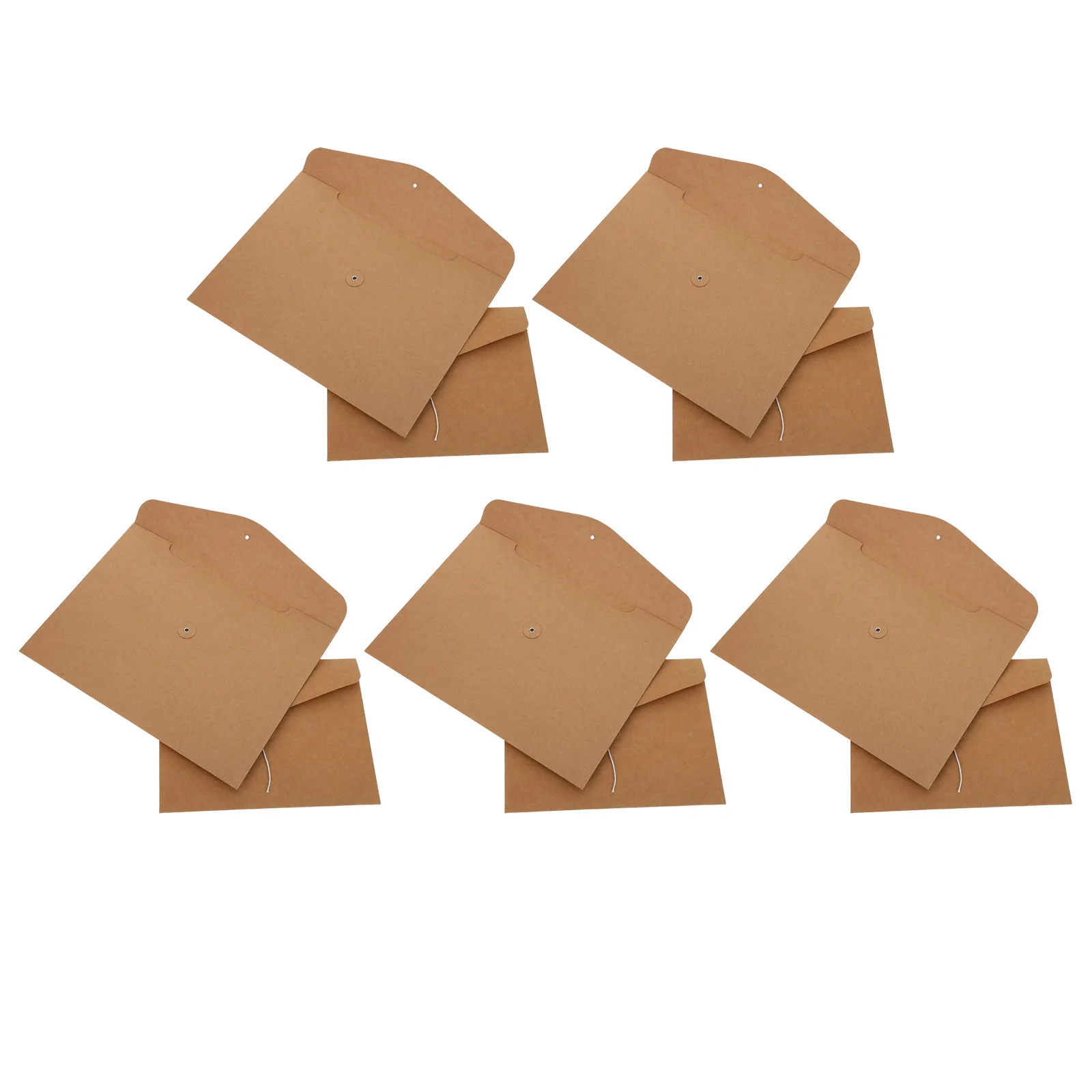 10pcs-vintage-kraft-paper-document-folder-envelope-horizontal-organizer-for-school-office-a4-a5-filing-folder-with-string