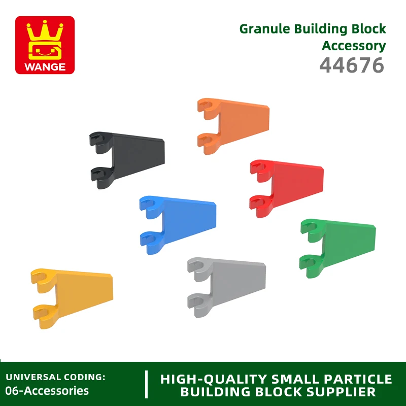 

20Pcs/lot 44676 2x2 Flag Trapezoid Building Block Moc Color Accessories Compatible with Brick DIY Children's Toy