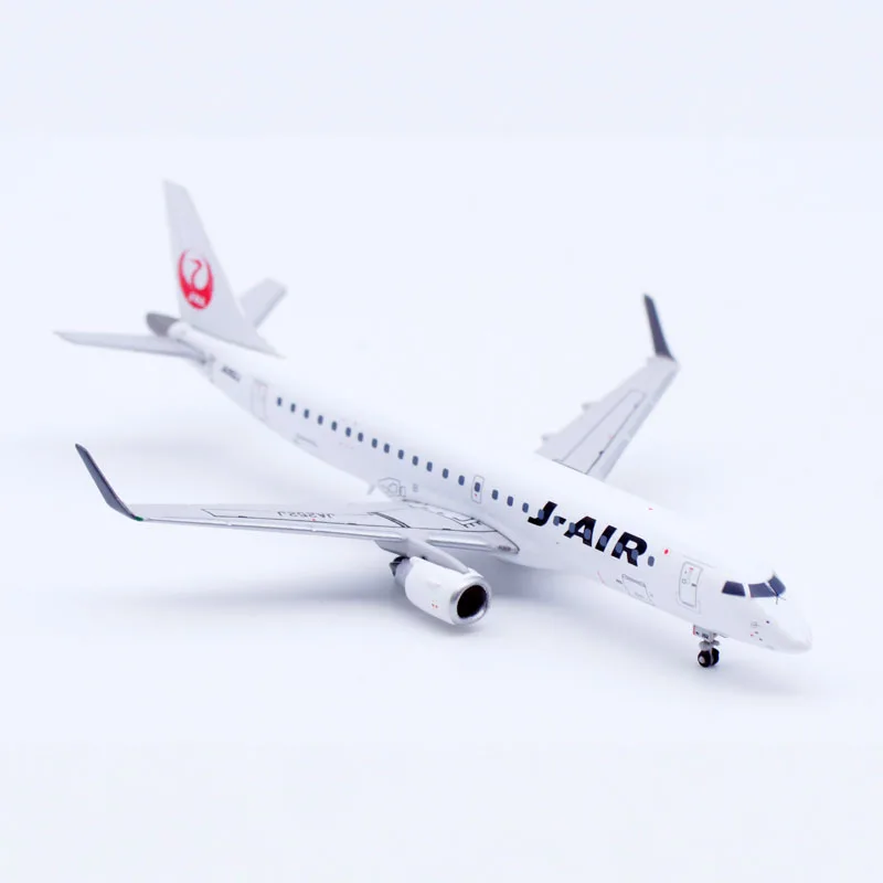 EW4190003 Alloy Collectible Plane Gift JC Wings 1:400 J-Air JAL Embraer 190-100STD Diecast Aircraft Jet Model JA252J With Stand