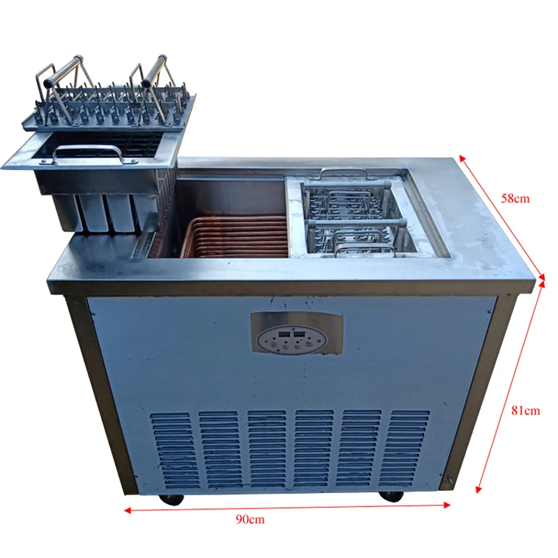 110V 220V Customized Commercial Single Mold Ice Lolly Popsicle Making Machine Stick Pop Maker Price Stick Ice Cream Machine