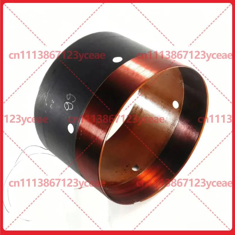 1-5pcs For 100 Core 99.8mm Bass Coil Pure Copper Round Wire Glass Fiber Bobbin High Wattage Dual Side Wound DIY
