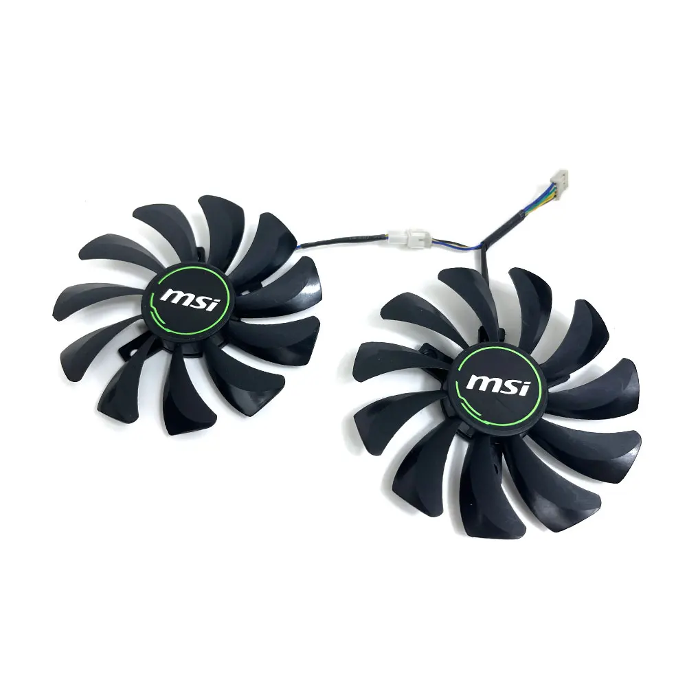 2PCS/SET HA9010H12F-Z GPU FAN，For MSI GTX 1660、1660 SUPER、1660 TI VENTUS XS C、MSI RTX 2060、2060 SUPER VENTUS XS C Video card fan