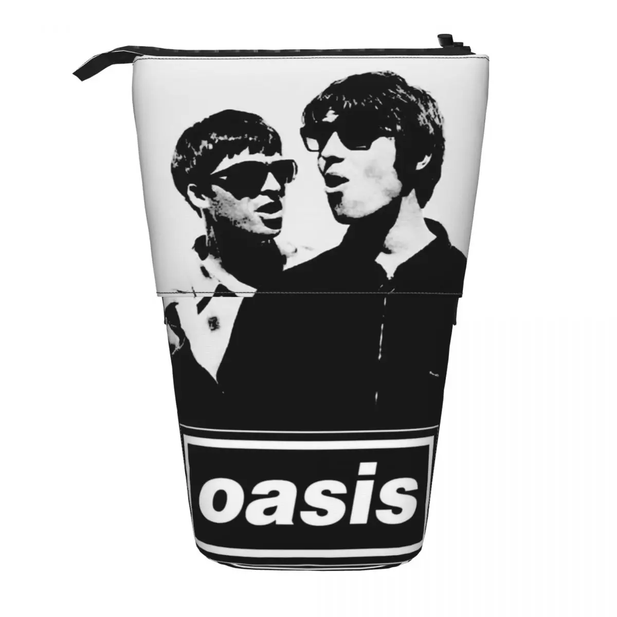 

Custom Retro O-Oasises Kawaii Pencil Cases Girls Boys Large Capacity British Rock Poster Telescopic Pencil Box Student School