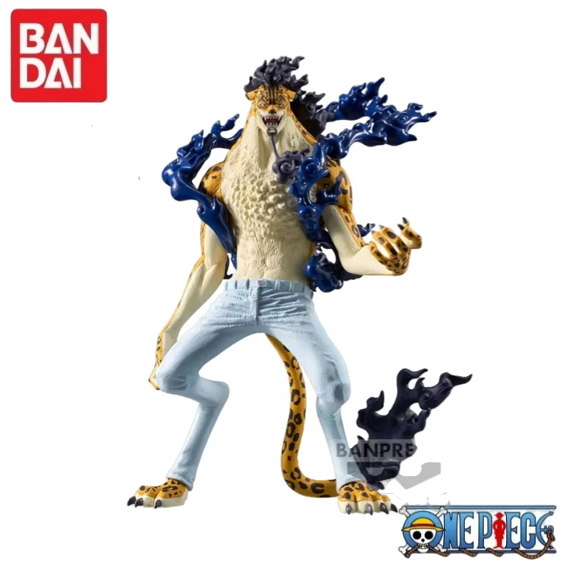 

In Stock Original Bandai Banpresto King of Artist One Piece Rob Lucci Figuras Anime Boxed Model Figures