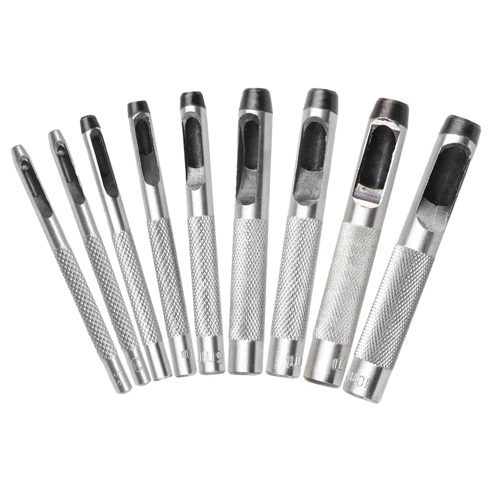 Craft Round Punch Hollow Hole Punch Set For DIY Crafts Variety Of Hole Sizes For Gasket Making Energy Efficient Crafting Tools