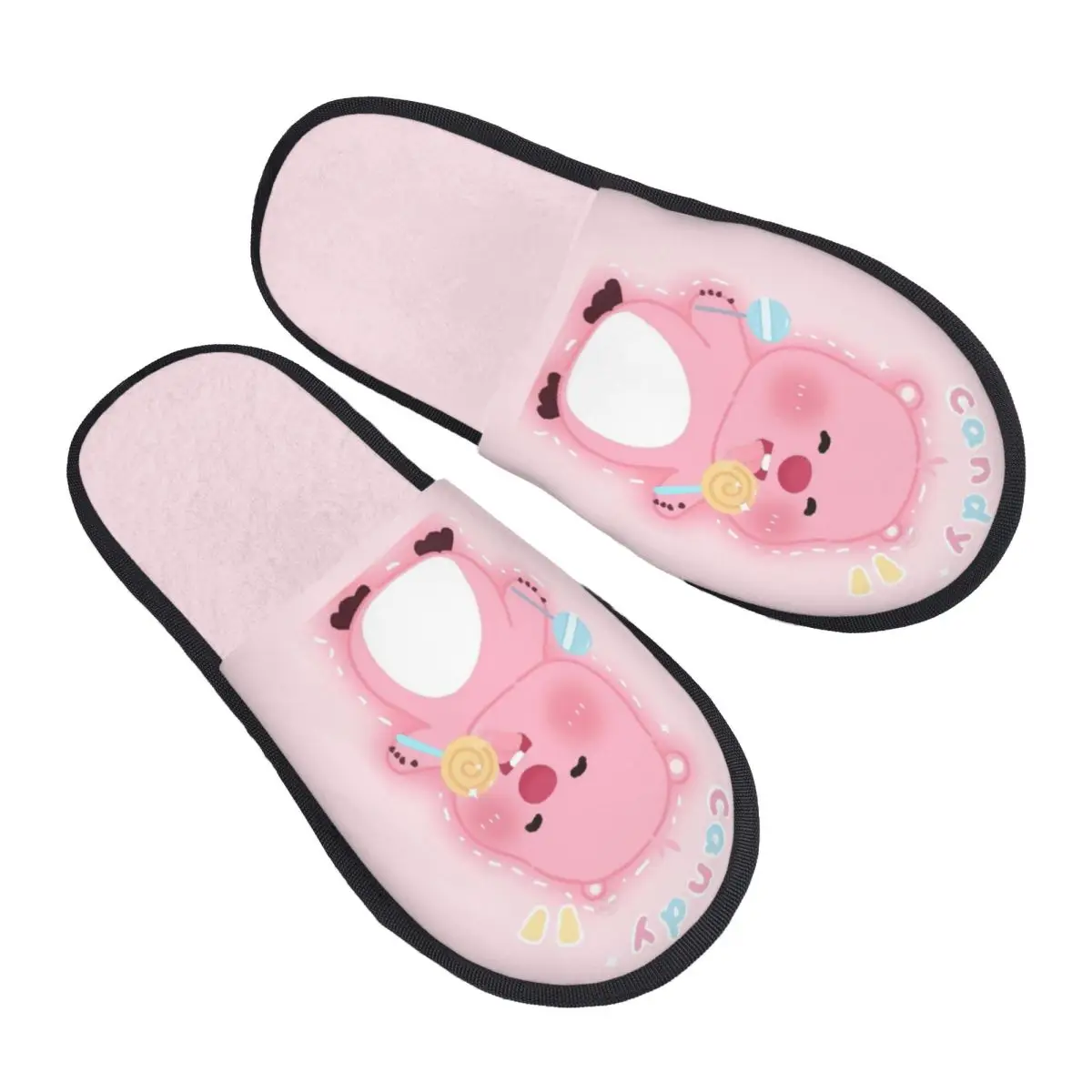 Custom Print Women Zanmang Loopy House Slippers Cozy Warm Manga Memory Foam Fluffy Slipper Indoor Outdoor Shoes