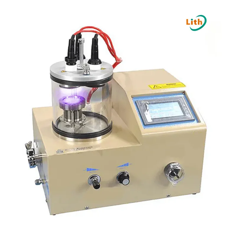 Laboratory 3 Rotary Target Plasma Sputtering Coater Vacuum DC Magnetron Sputter Coating Machine with 500C Heater