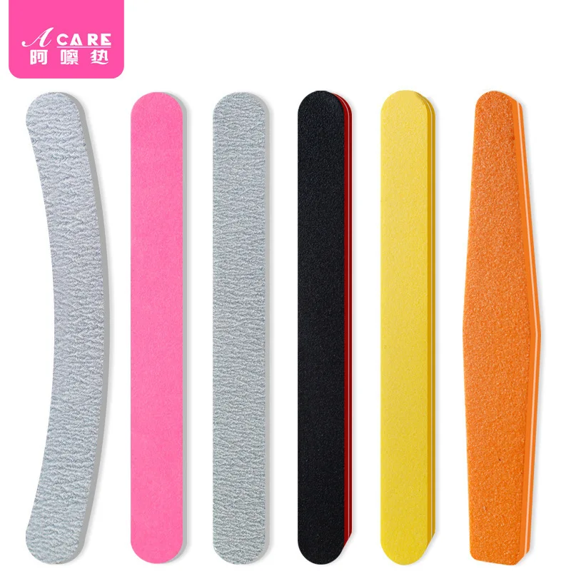 مبرد أظافر/إسفنجة A1P59-ليسهل تلميع شريط ملف مانيكير الإحباط كزة قطاع إصلاح المعين المنزلية القصيرة