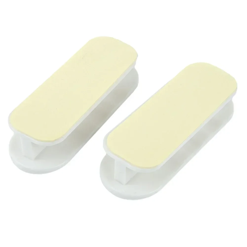 4*9cm Schrankgriffe Moderne stanzfreie Türfenstergriff Schwarz/Grau/Weiß ABS Selbstklebendes Möbelzubehör