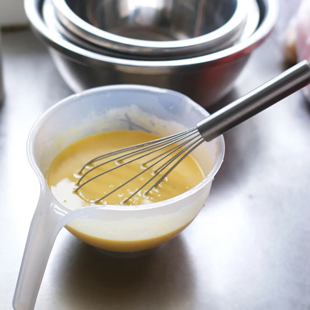 

2Pcs Cream Bowls Plastic Mixing Kitchen Essentials Bowls H PP Kitchen Essentials Nesting Storage Safe Easy Clean bowls