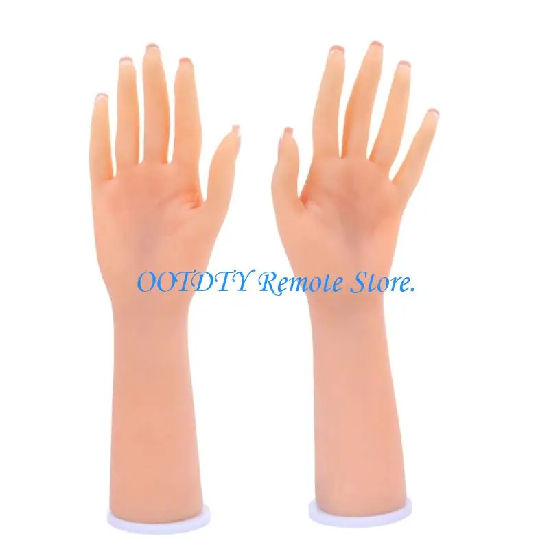  Anatomically Accurate Flexible Hand Model Silicone Structure For Photography