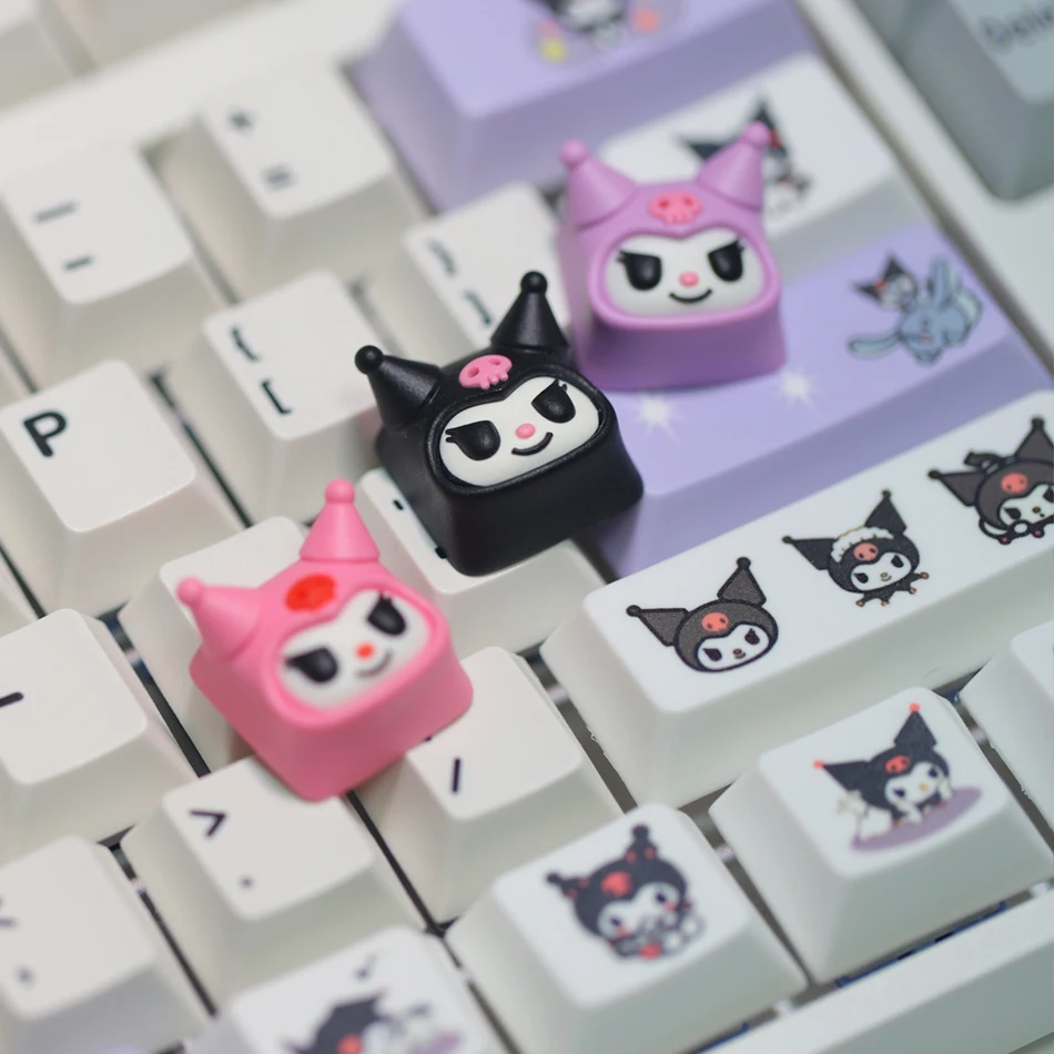 Tutup Kunci Tambahan Personalisasi Tema Kurami Lucu Tombol Keyboard Mekanis Poros Silang Diy Tutup Tombol Pengganti Kartun Yang Dipersonalisasi
