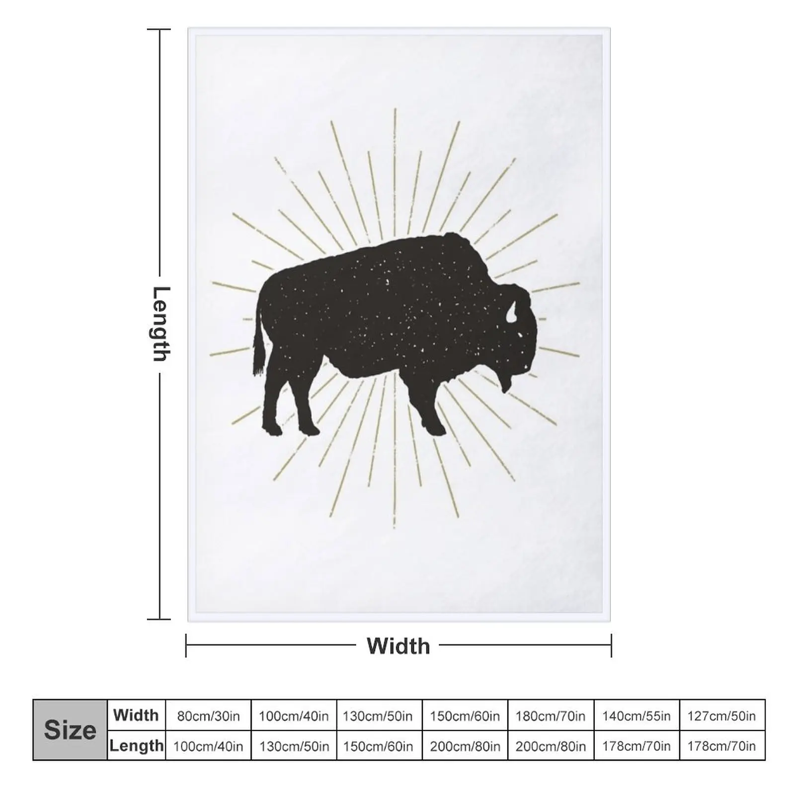 bison Throw Blanket Nap Soft Beds Luxury St Blankets