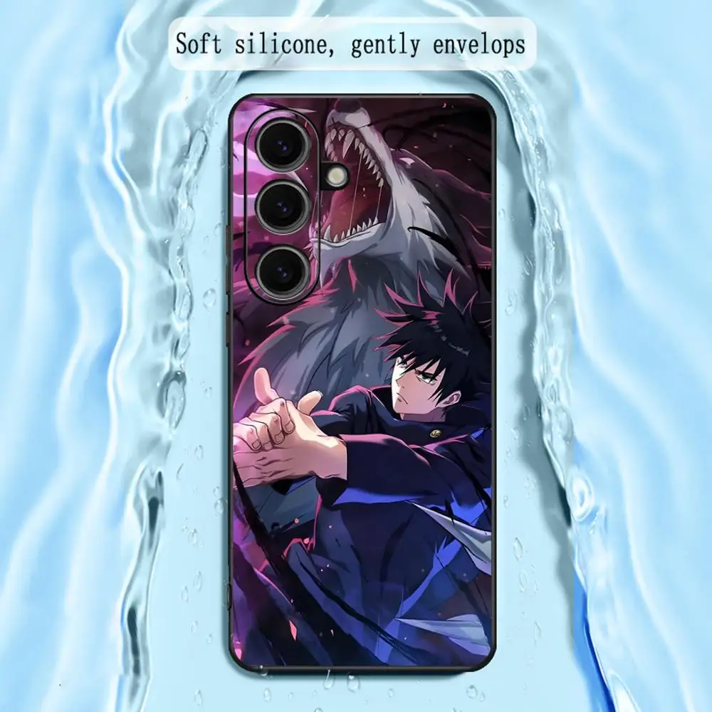 Megumi fushiguro hot anime poster Phone Case For Samsung Galaxy S26 S25 S24 S23 S22 S21 S20 Plus Ultra Note20 Soft Black view 2