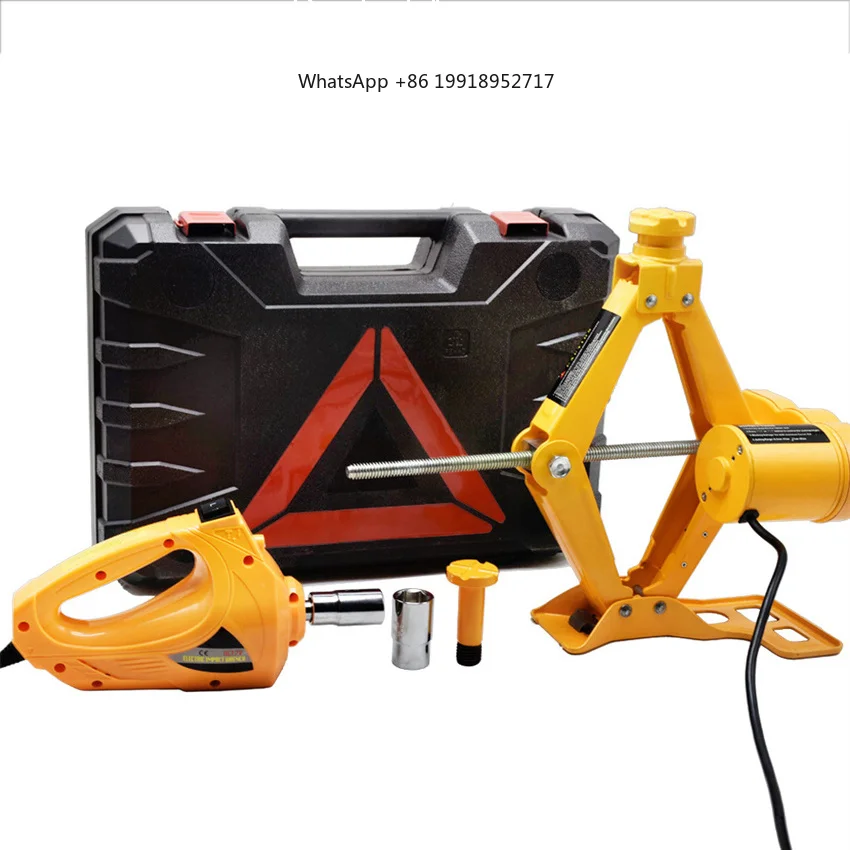3 Ton Electric Car Jack Kit Lifting Set 12V 3 in 1 scissors Jacks With Impact Wrench And 150psi Pump 42cm Auto Lift repair Tools