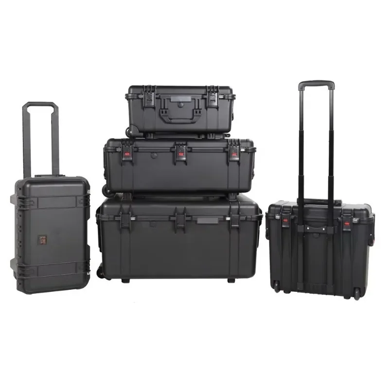 

High quality heavy duty anti-pull rod case with wheels hard case