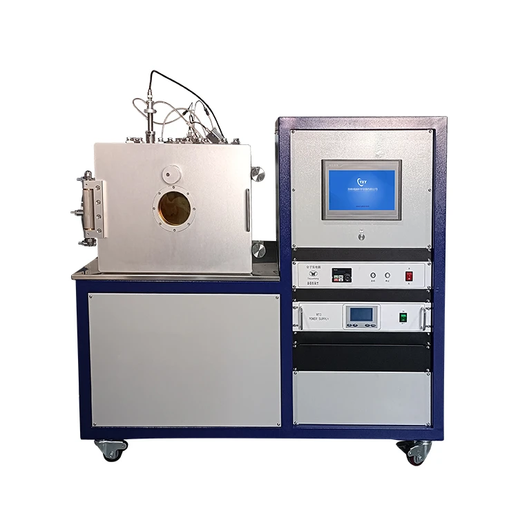 Customized High vacuum 4-inch three-target magnetron sputtering coater for Silicon carbide film