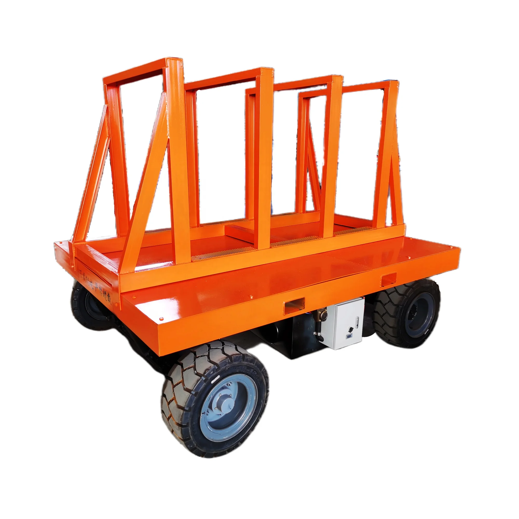 Stone Machinery Granite Transport Wireless Remote Control Cart 10T for Moving Bundle Slabs Factory Warehouse