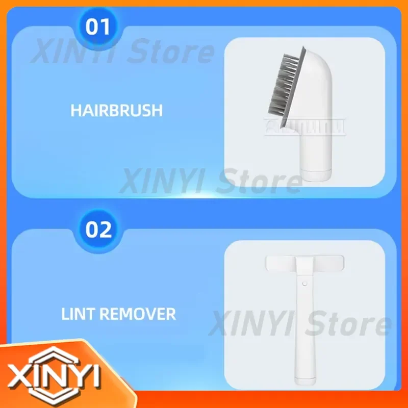 5 in 1 Multi Functional Pet Hair Dryer for Dogs Cats Electric Push Scissors Shaving Hair Suction Vacuum Cleaning
