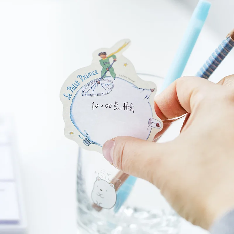 1 pz New Cartoon Little Prince Sticky Note Memo Notepad Notebook Memo Pad Note adesive adesive segnalibro