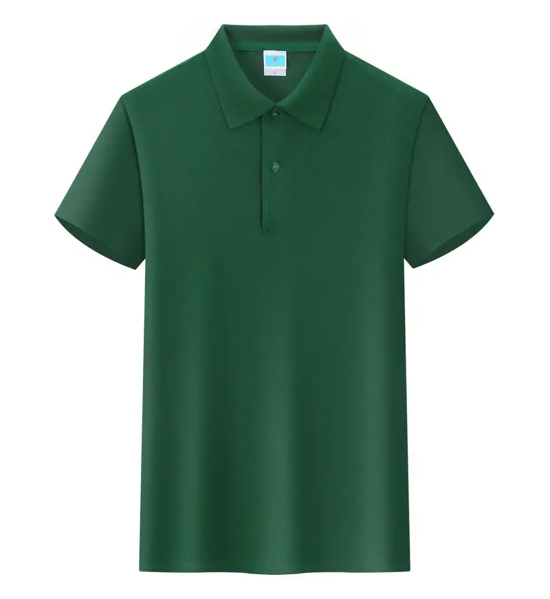 2025 Sommer Unisex T-Shirts mit Polokragen Damen Casual Tägliche Kurzarm-Kleidung Herren Klassische Allround-Arbeitsoberteile in Unifarben