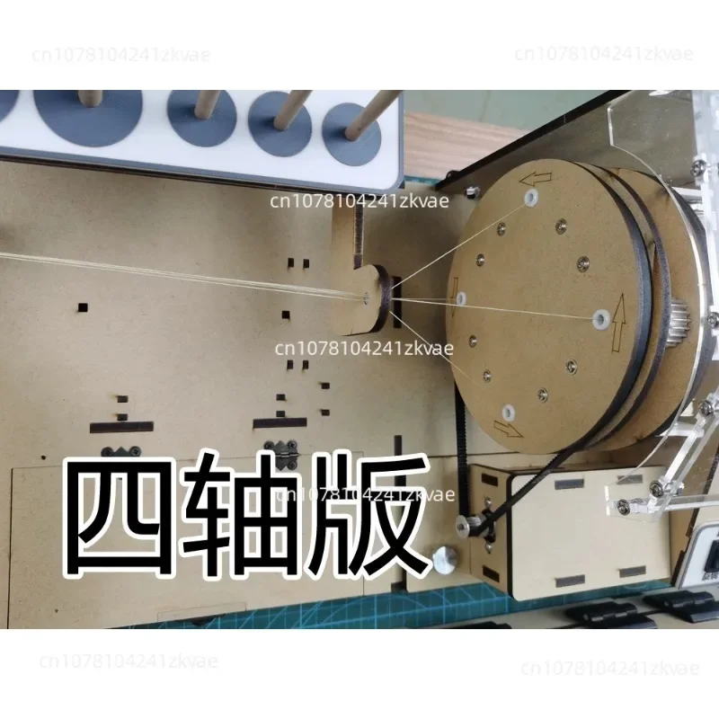 Compact 4 Strand Rope Making Machine DIY Kit Model Rope Making Tool 3.0 Hand Operated Cord Braiding And Twisting Craft Accessory