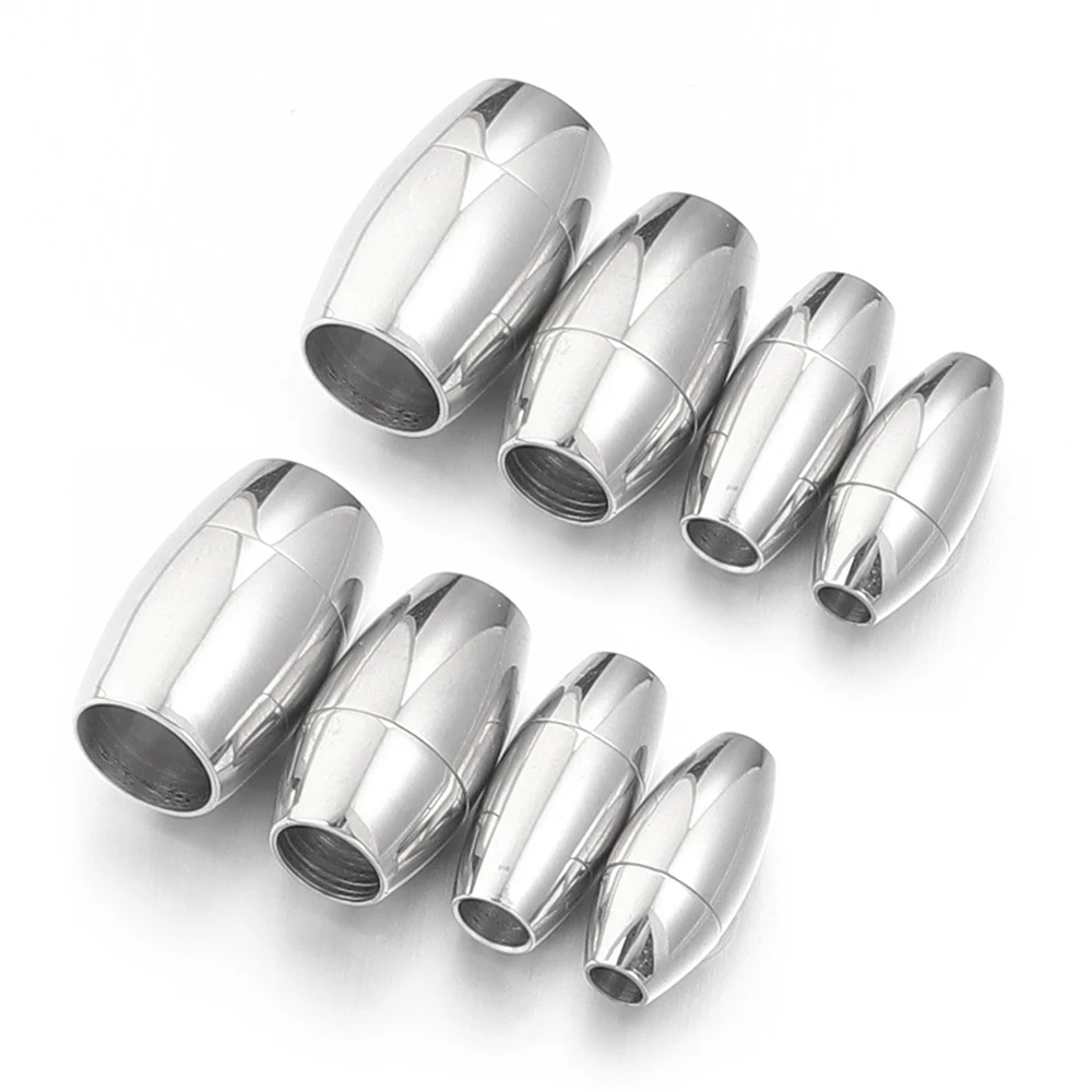  2 szt. Mocne zatrzaski magnetyczne złącza do skórzanego sznurka łańcuszki bransoletka naszyjnik magnes zapięcie końcowe DIY akcesoria do rękodzieła