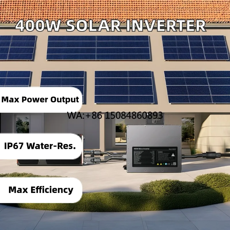 

Balcony solar power generation 400W Hybrid Micro Inverter Solar Generator Wechselrichter Balkonkraftwerk Mit Speicher