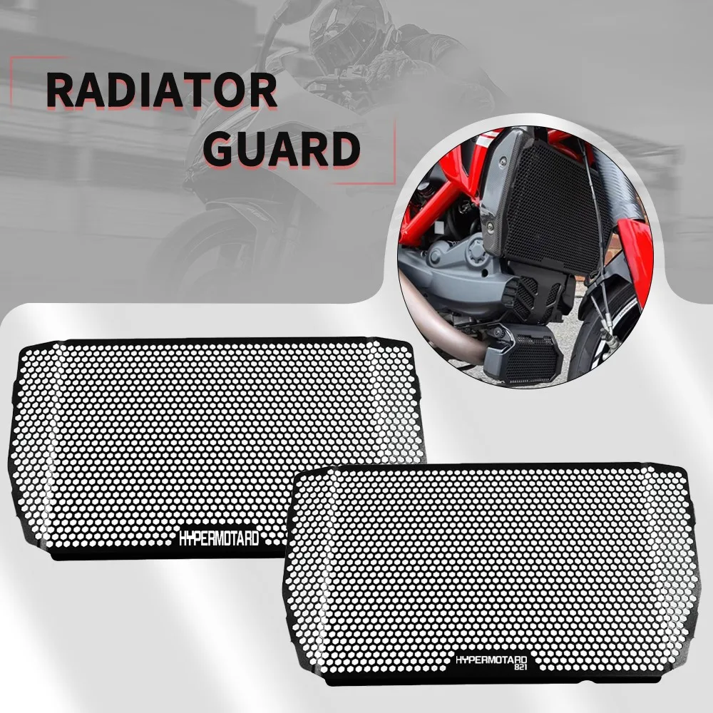 

For Ducati Hypermotard 821 939 SP Hyperstrada 821 939 2013-2018 2017 2016 2015 2014 Radiator Guard Protection Grille Cover Parts