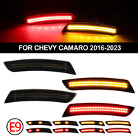 Indicator Full LED Side Marker Front Rear Bumper Light  Flashing Blink Turn Signal Lamp for Chevy Camaro 2016-2023