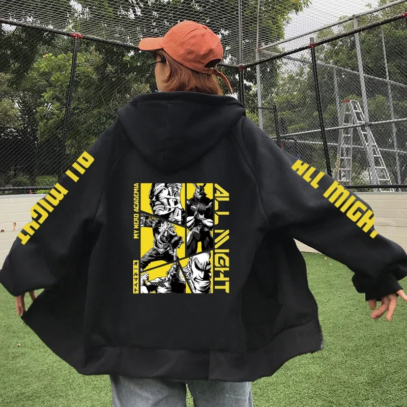 2025 My Hero Academia Kirishima Eijiro Hoodie Unisex Reißverschluss-Pullover Lustiger Anime Lockerer Mode-Streetwear-Mantel – Detail 2
