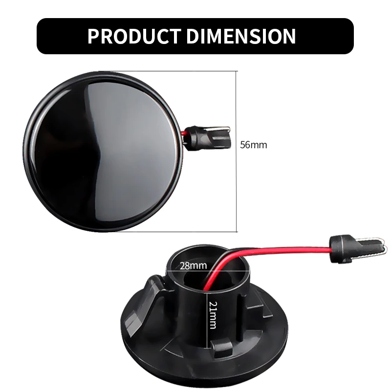 2pcs Error Free LED Turn Signal Indicator Lamp For Mazda MX5 MX-5 MK1 MK2 MK3 1989-2015 Fender Side Marker Light OEM:NH5251120C