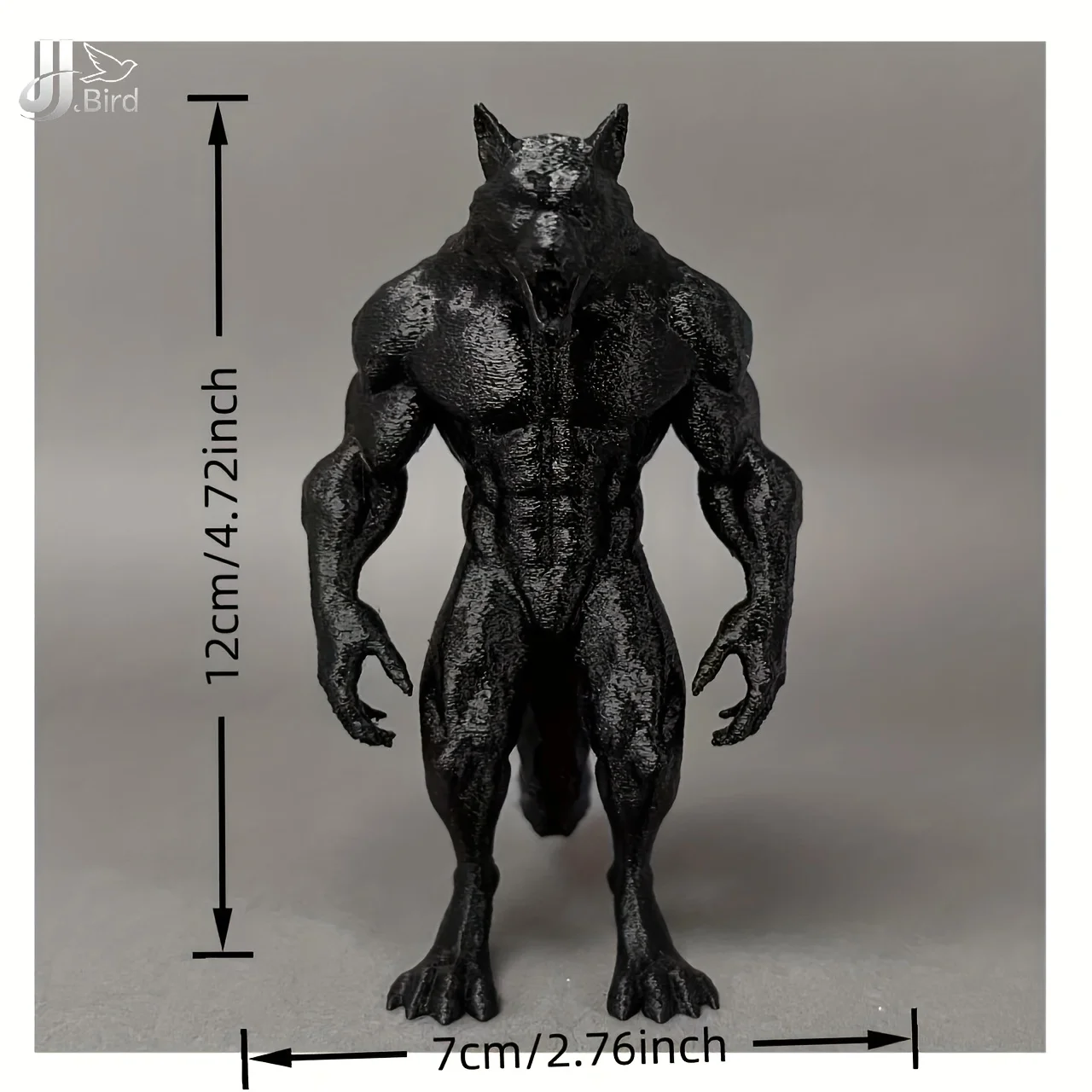 standing werewolf ornaments, realistic design-home decoration werewolf statue ornaments, suitable for Christmas, Valentine's Day