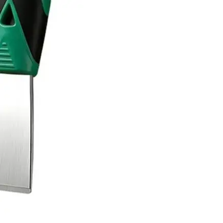 Green Stainless Steel Scraper Dual For Edge Cleaning Tool With 25 Degree Angled For Kitchen Grease Stove And Ice Remover