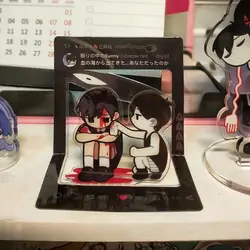 OMORI Acrylic Stand Cartoon Figure Display Anime Goods Collection Desk Decoration Ornament Accesorios Toy Model Friend Gift