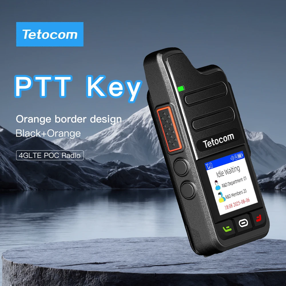 أجهزة اتصال لاسلكية Tetocom Global 4G مع بطاقة SIM تغطية إشارة أوروبية كاملة اتصال مستقر مناسب للفريق والخارجي #3