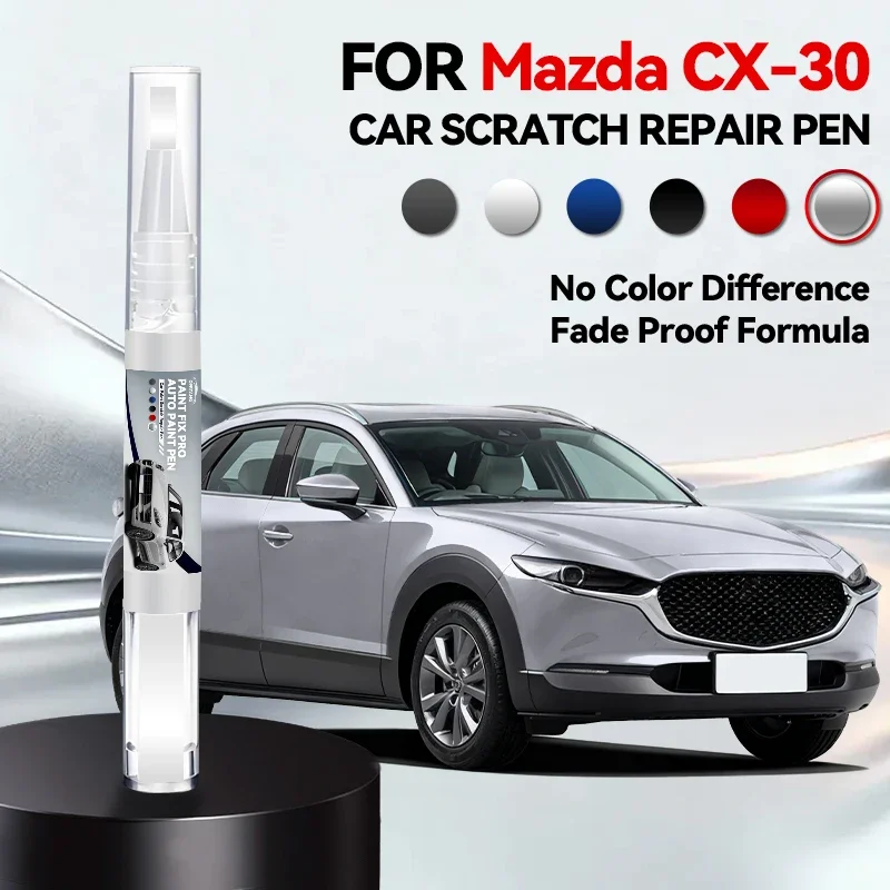 

Специальный маркер для ремонта лакокрасочного покрытия Mazda CX30 2019-2025 DM, средство для удаления царапин, аксессуары для авто, черный/белый