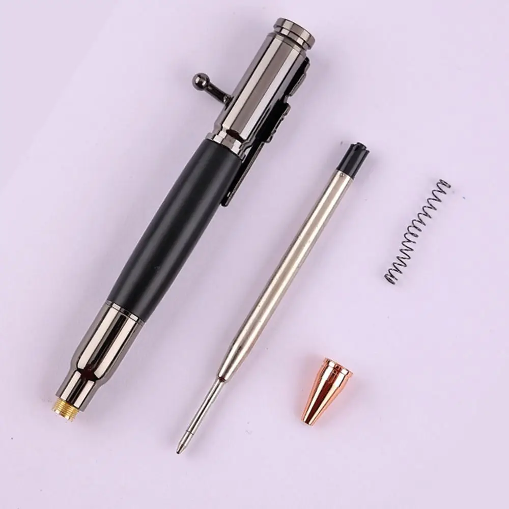 

Высокое качество 1,0 мм шариковая ручка с черными чернилами металлический пресс гелевая ручка инструмент для письма нейтральная ручка подарок