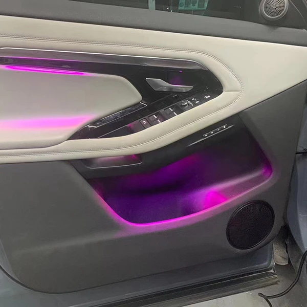 

10 Colors Inter Door Ambient Light For Range Rover Evoque 2020 Ambient Light Car LCD Panel Screen Control