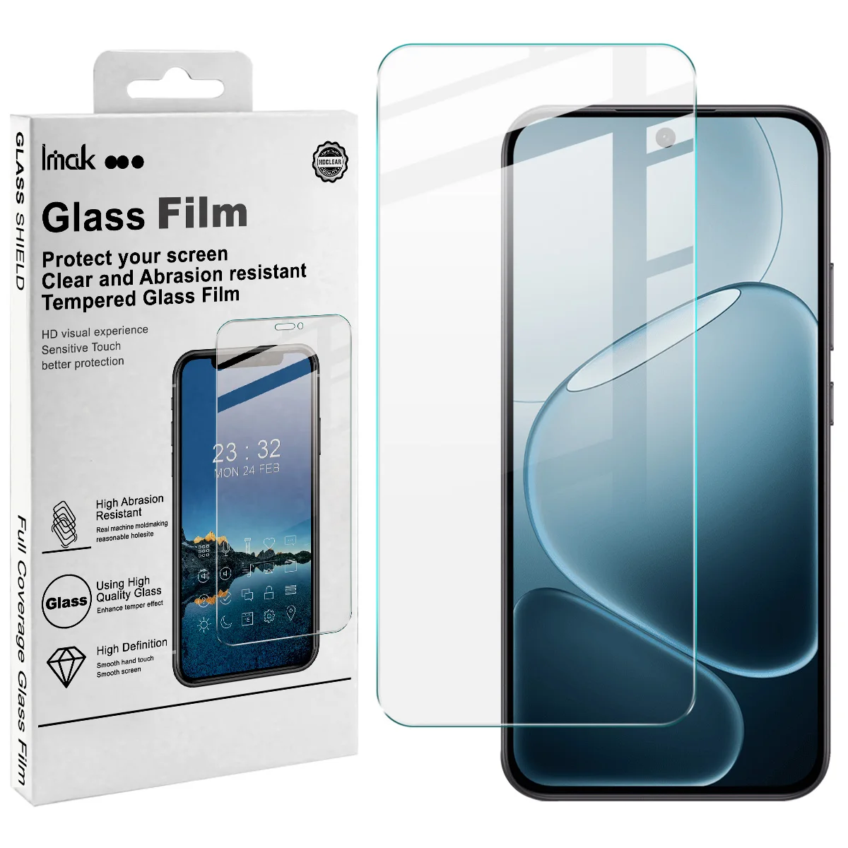 IMAK H Tempered Glass for OPPO A6 Pro 4G 5G Global Screen Protector Film Support Fingerprint