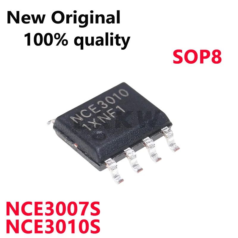 10-100/PCS New Original NCE3007S NCE3010S NCE3010 SOP8 MOS field-effect transistor chip In Stock